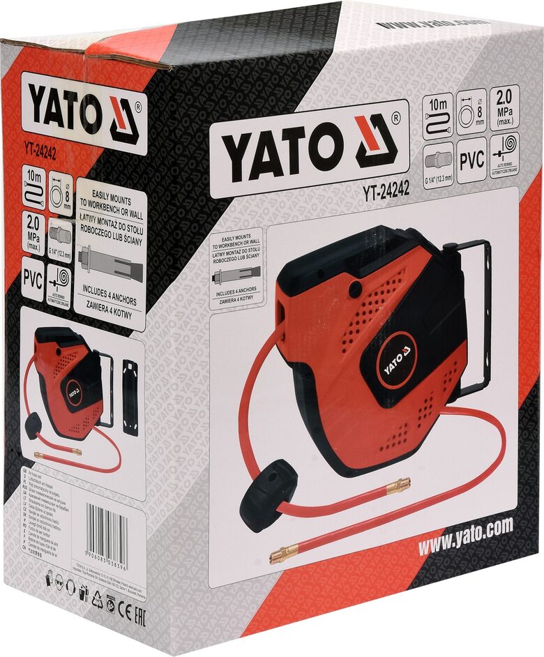 Automātiskā gaisa spole 10m YT-24242 YATO