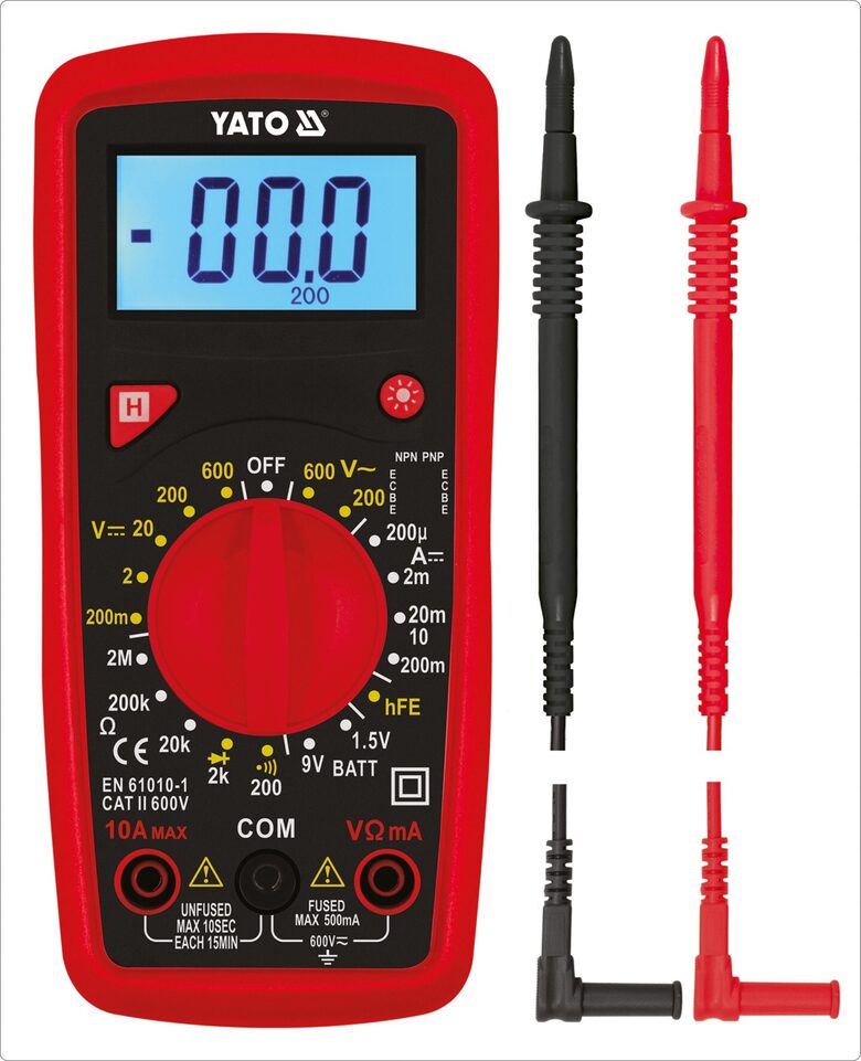 Digitālais multimetrs 600V YT-73081 YATO