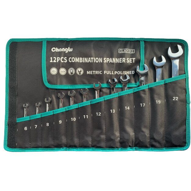Kombinēto uzgriežņu atslēgu komplekts 12gab (6-22mm) CHANGLU TOOLS CL401312