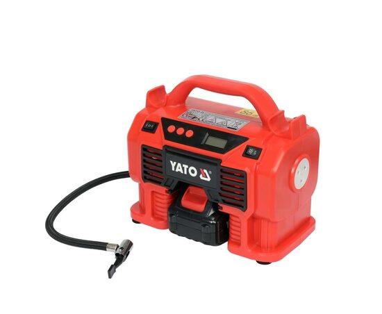Akumulatora kompresors 12/18V (1x3.0Ah) 11bar. 21l/min YT-23247 YATO