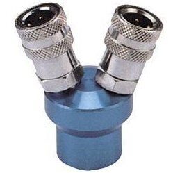 Gaisa ātrais savienotājs 2-virzienu 1/2"