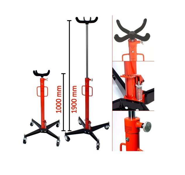 Transmisijas domkrats 500 kg (ZX0102A-1)