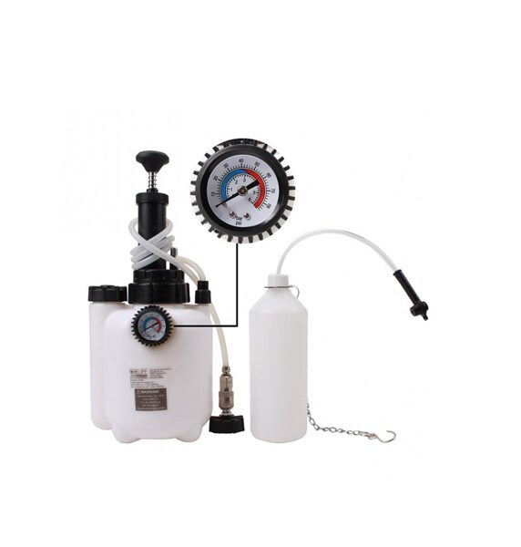 Bremžu atgaisošanas instrumenti  2.5 L sūknis un 1 L šķidruma drenāžas tvertne  2 gab. (SK9044) WT01711241